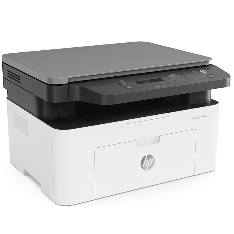 惠普(hp)laser mfp 136nw 黑白激光多功能一体机 a4 质保1年